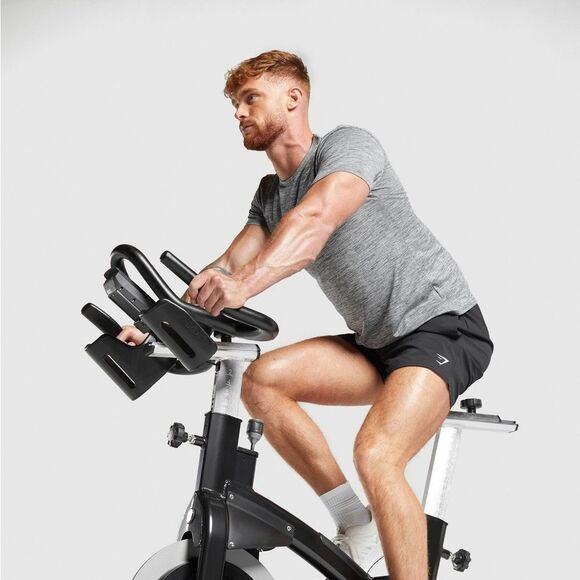 Gymshark ARRIVAL MARL T-SHIRT Size M Silhouette Grey/Light Grey Marl in Package - Picture 4 of 8